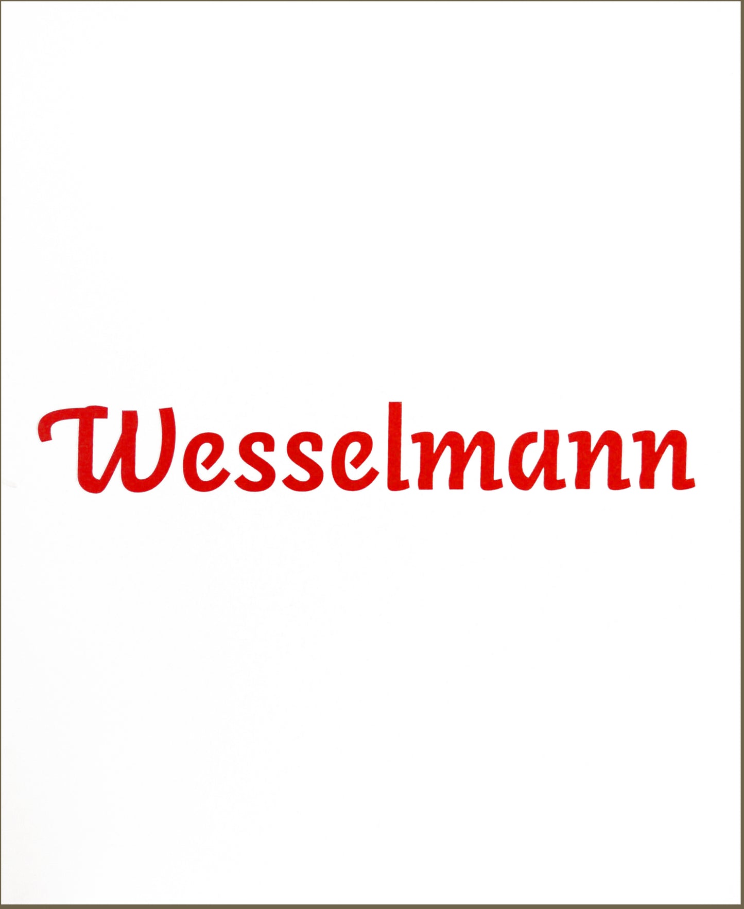 TOM WESSELMANN