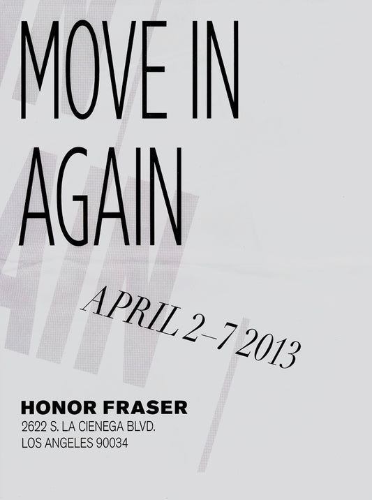 MOVE IN AGAIN